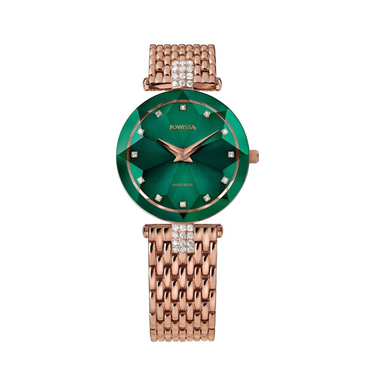 Jowissa - J5.776.M - Polshorloge - Dames - Quartz - Facet Strass