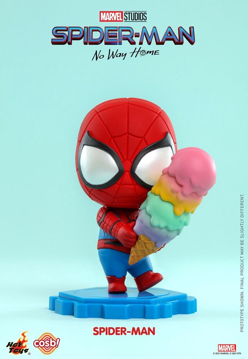 Hot Toys Spider-Man (Ice Cream) Cosbi Mini Figure - Hot Toys - Spider-Man: No Way Home Figuur
