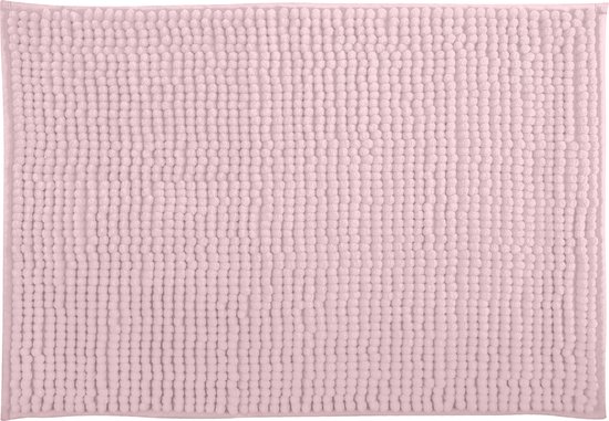 MSV Tapis de bain / tapis de bain tapis de sol - rose clair - 40 x 60 cm - Microfibre - antidérapant