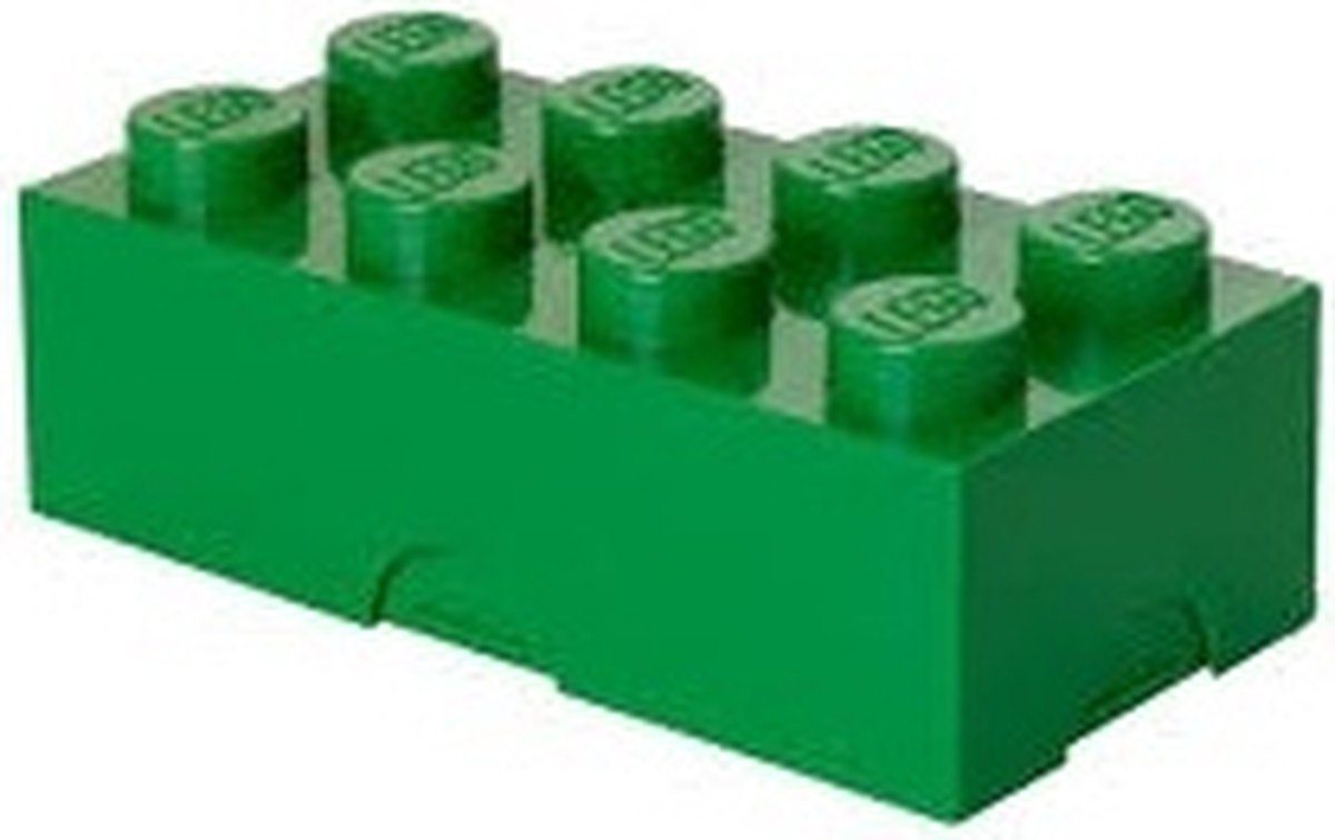 Lego Classic Lunchbox - Brick 8 - Donker groen
