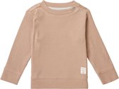 Noppies Unisex tee Tuscumbia long sleeve Unisex T-shirt - Light Taupe - Maat 80