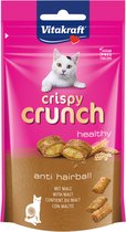 Vitakraft Crispy Crunch - Kattensnack - Anti Haarbal - 1 x 60 gr