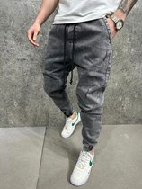 Cargobroek Streetwear Zakken Jongens Mannen Jogger Broek Hip Hop Joggingbroek Joggers Broek Tactische Heren Broek Cargo Harembroek Mannen Kleding-W34