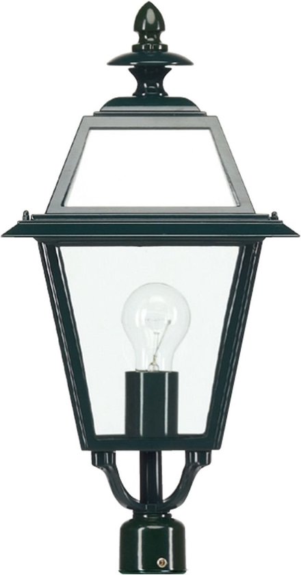 Nostalgische, vierkante lantaarn lamp 1514 - Venlo K14A Kleur: Zwart Ral  9005 - Outlet | bol.com