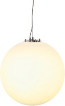 SLV ROTOBALL 40 pendellamp Hanglamp 1x24W Grijs Chroom Wit 165410