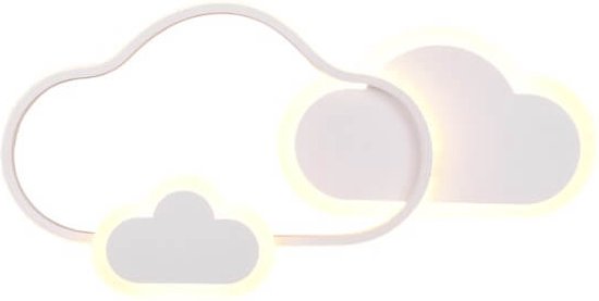 Trio Cloudy - Kinderkamer plafondlamp - Wit