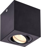 Vierkante downlight Triledo GU10 8,5cm zwart - 1002013