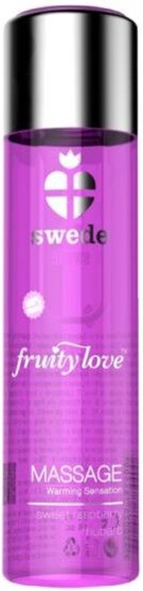 Goedkoopste Swede - Fruity Love Massage Zoete Framboos Rabarber 60 ml
