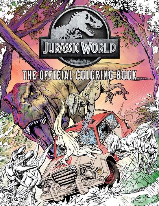 Jurassic World: The Official Coloring Book - cover