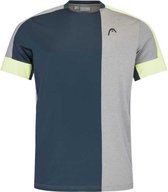 T-Shirt Manches Courtes Head Racket Padel Tech Blauw, Grijs S Homme