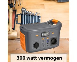 Power Station Generator 230V | Power Brick | Draagbare Powerstation | Elektrische gereedschapsaccu | 300W