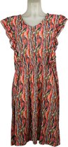 Angelle Milan - Vêtements de voyage pour femme - Robe sans manches imprimée rouge - Respirante - Infroissable - Robe durable - En 4 tailles - Taille XL