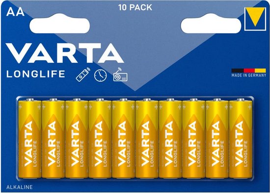 Varta Longlife Power AAA Batterijen - 10 stuks | bol.com