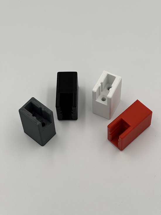 Houder voor Compressor Perslucht gereedschap - wandbevestiging - Orion koppeling - Zwart - Set van 4 stuks