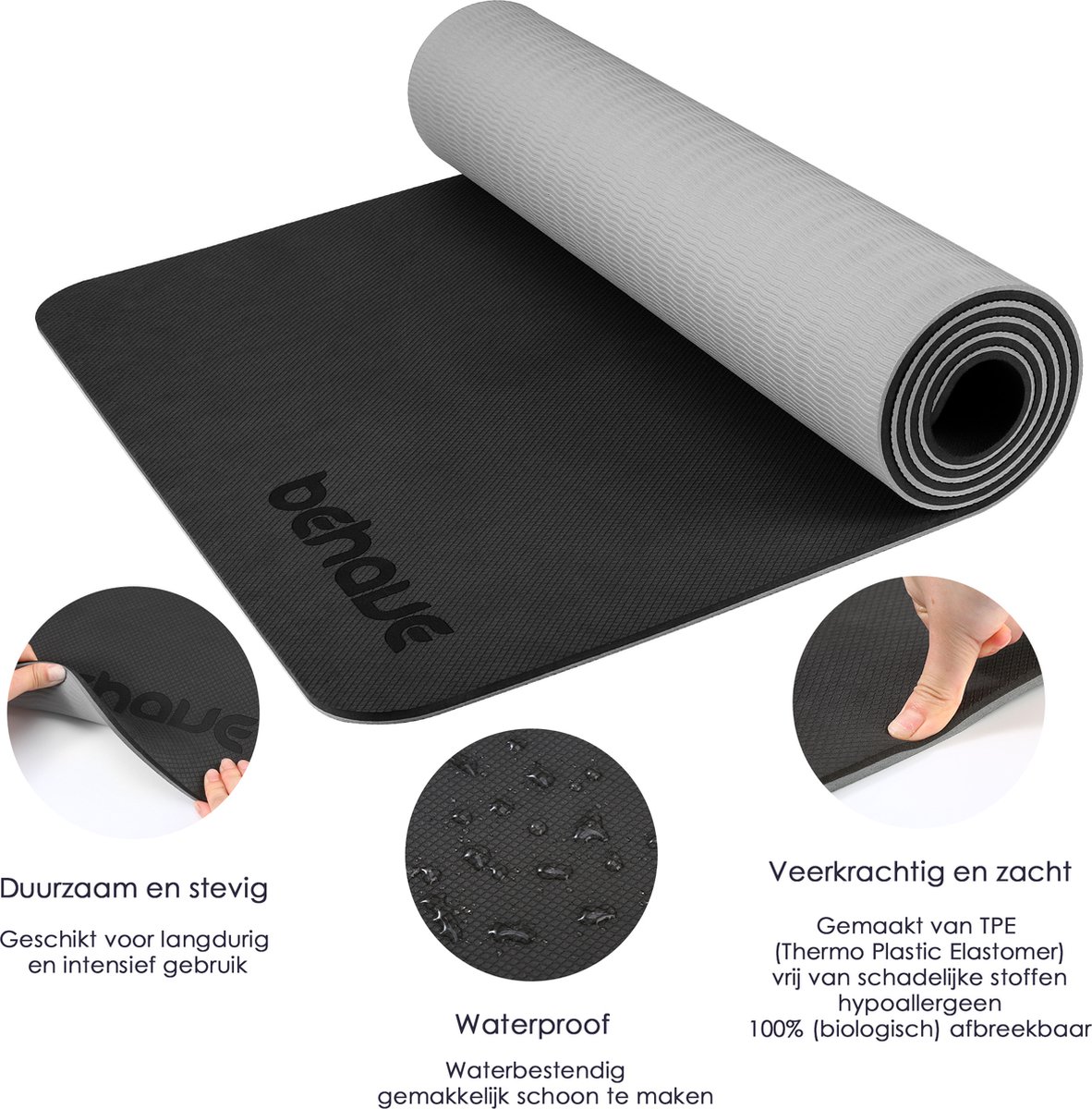 Behave Yoga Mat - Yogamat thumbnail 3