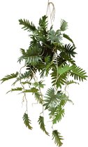 Philodendron Kunst Hangplant 95cm | Hangende Kunstplant | Kunstplant voor Binnen | Neppe Hangplant