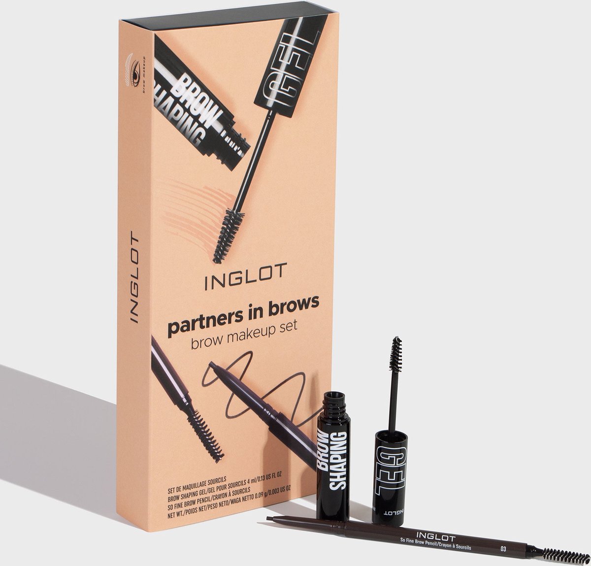 INGLOT Partners in Brows - Makeup Set