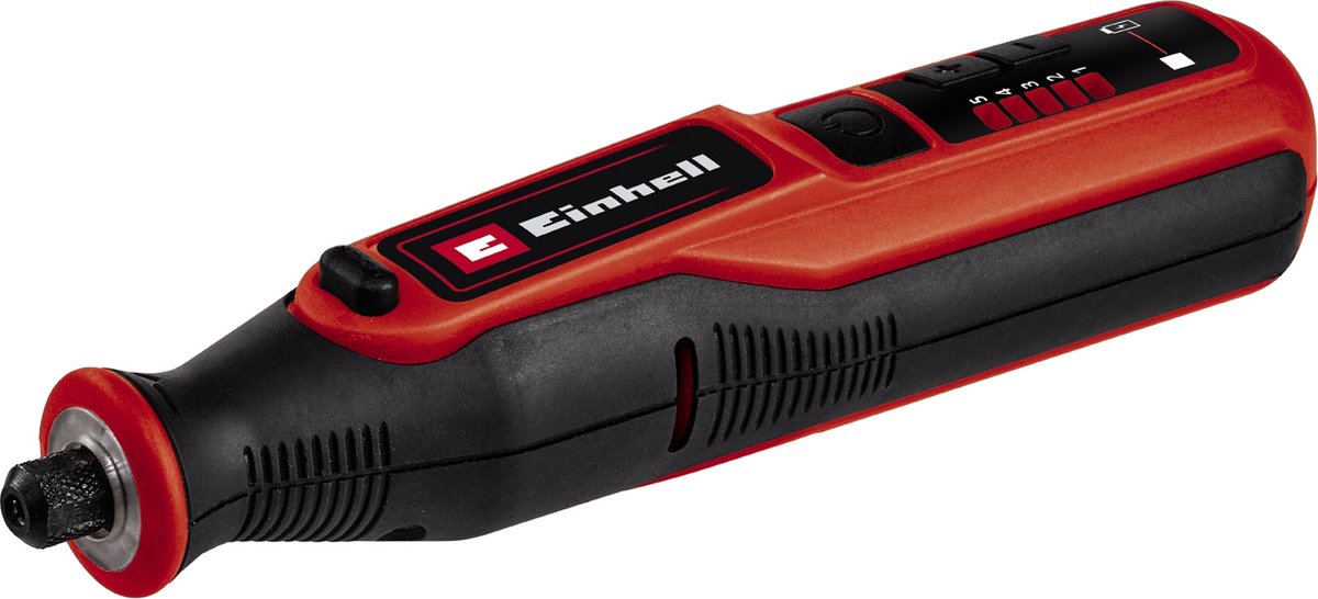 Einhell Accu Roterende Multitool - 7,2 V/1.5 Ah/Li-ion - 5.500-26.000 t/min - Spanbereik: 1,6-3,2 mm - Max. diameter opzetstukken: Ø32 mm - Max. opzetlengte: 18 mm - Incl. laadstation + 57-delige accessoireset thumbnail 2