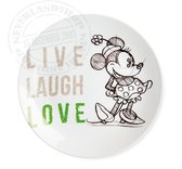 Disney Egan Bord Minnie Mouse Live Laugh Love 27cm