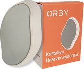 Orby® Crystal Hair Removal Set [Inclusief Opbergzakje + Borstel] - Kristalpad - Kristal haarverwijderaar - Ontharing - Epilator