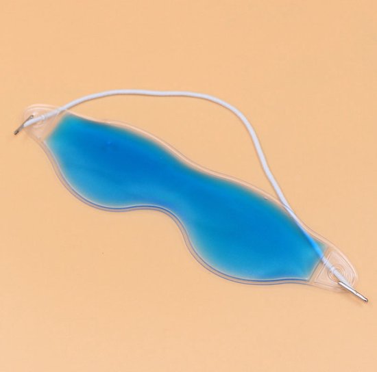 Hot Cold Eye Mask / Heet Koud Gel IJs Oogmasker - Blauw - Gelpack tegen donkere kringen onder ogen - Wallen - Koel - Oogzorg - Oogbescherming - Rustgevend