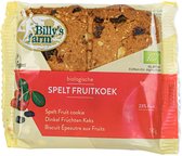 Billy's Farm Biologische Spelt fruit koeken (DOOS 40x50 gram grootverpakking) NL-BIO-01