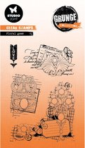 Studio Light Grunge Collection Clear Stamps Floral Gems
