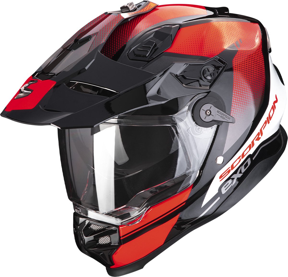 Scorpion Adf-9000 Air Trail Black-Red S - Maat S - Helm