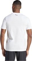 adidas Performance AEROREADY Tennis Graphic T-shirt - Heren - Wit- L