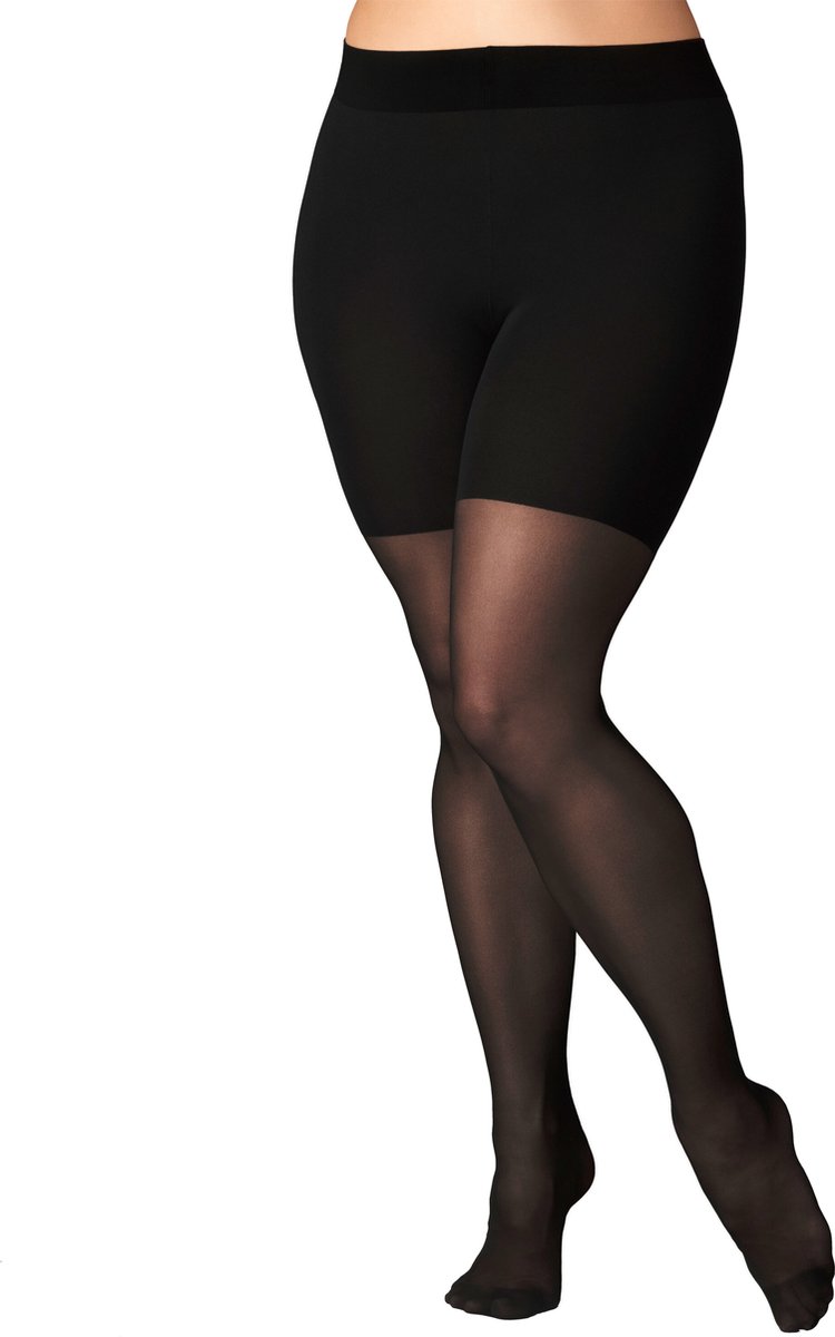FALKE Beauty Plus eenkleurig materiaal half ondoorzichtig 50 DEN panty dames zwart - maat C SHORT