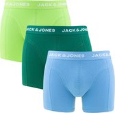 Jack & Jones 3P boxers florian groen & blauw - XL