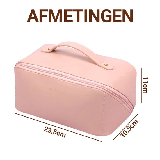 Consumerce® Trousse de maquillage de Luxe Zwart - Organisateur de maquillage - Trousse de toilette - Trousses de toilette - Femme et homme - Trousse de maquillage - Trousse à crayons - Klein - Sac de voyage - Valise - Trousse de toilette