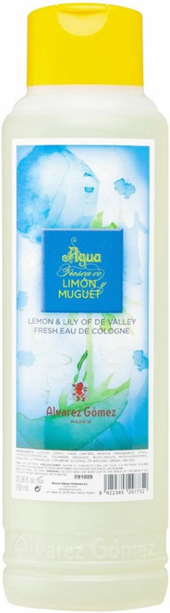 Uniseks Parfum Agua Fresca de Limón y Muguet Alvarez Gomez EDC (750 ml)