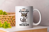 Mok shhhh My Coffee and i are Having a Moment - Owl - Uil - Funny - Cute - Cadeau - Gift -Cat - Kat - beer - Kip - Chicken - Frog - Kikker - Cow - koe - laugh - lachen