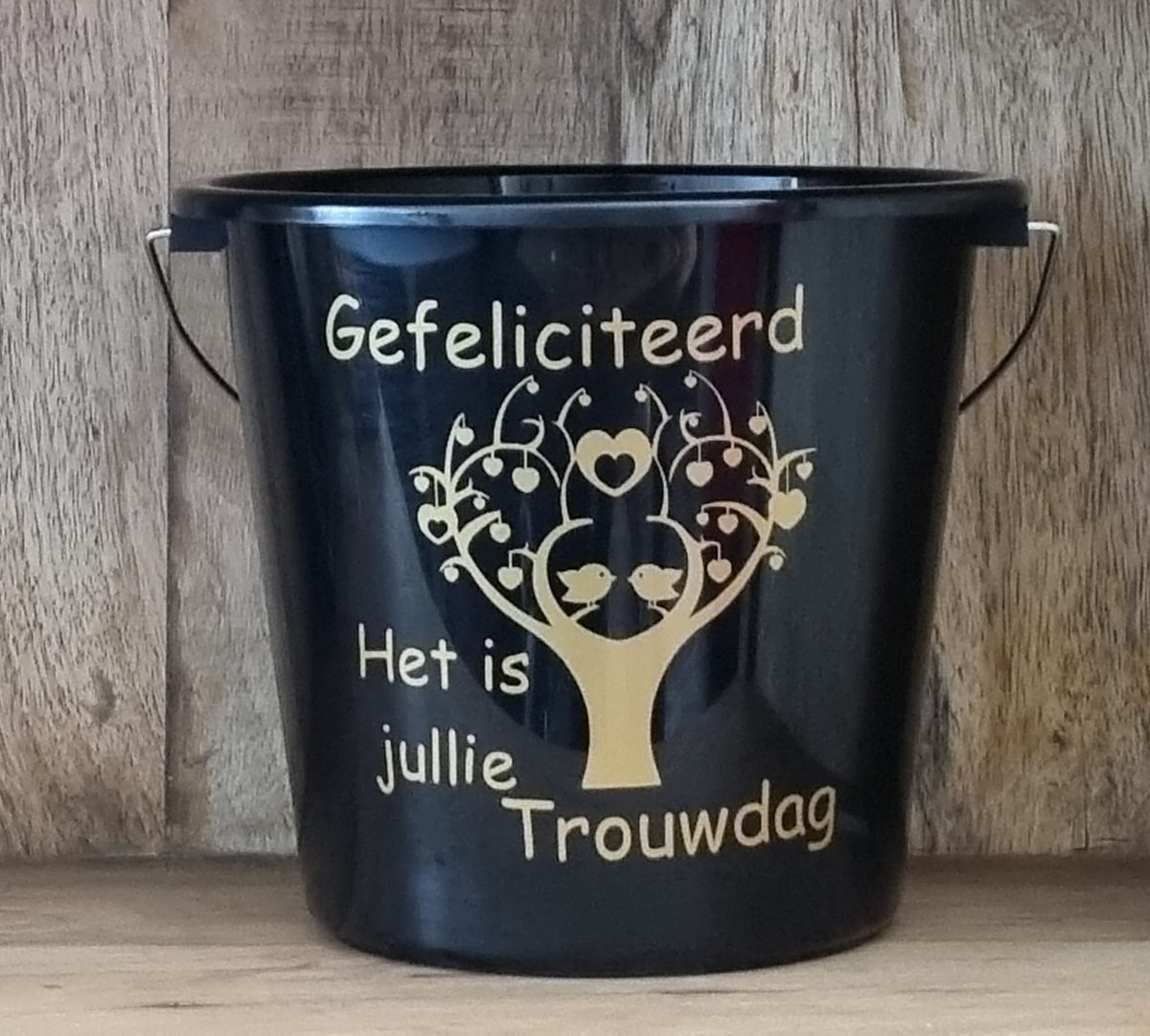 Goedkoopste Cadeau emmer gefeliciteerd met jullie trouwdag