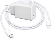 65W GaN USB C Snellader met 3 Meter Lange USB C naar 8-PIN Kabel - Geschikt voor iPhone, iPad