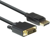 ACT Verloopkabel DisplayPort male naar DVI male 1.80 m AK3995