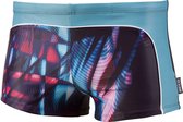 BECO zwemboxer, UV SPF50+, gevoerd, multi color/zwart, maat 8