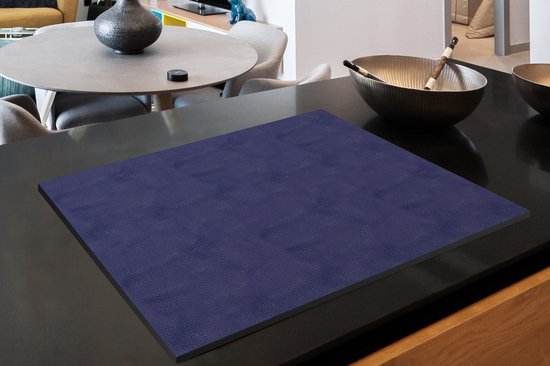 KitchenYeah® Inductie beschermer 76x51.5 cm - Inductie beschermer - Leer - Structuur - Dierenhuid - Kookplaataccessoires - Afdekplaat voor kookplaat - Inductiebeschermer - Inductiemat - Inductieplaat mat