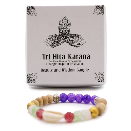 Tri Hita Karana Armband - Schoonheid & Wijsheid - Unieke Spirituele Armband - Traditionele Levensfilosofie - God/Mens/Natuur