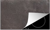 KitchenYeah® Inductie beschermer 81x52 cm - Beton print - Grijs - Patronen - Verkeer - Kookplaataccessoires - Afdekplaat voor kookplaat - Inductiebeschermer - Inductiemat - Inductieplaat mat