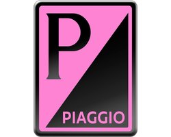 Vespa Logo Roze - Vespa Sprint / Primavera / LX / S - Accessoires - Embleem - Roze