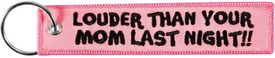 Quot;HAZARD: This Device Is Louder Than Your Mom Was Last Night - Funny Warning Signs" Sticker For