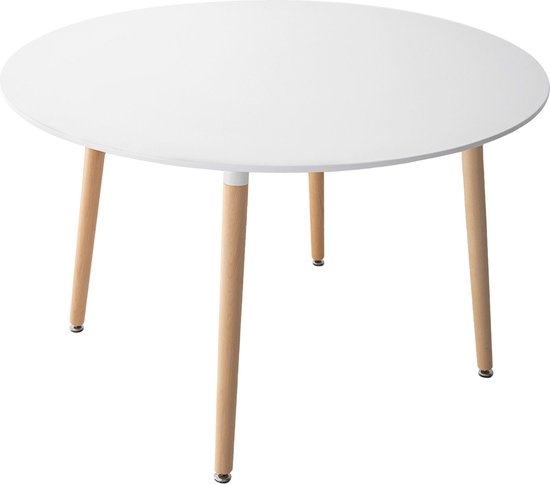 House Nordic - Tuintafel Acacia|Wit - 120x120x76cm - Terracina kopen