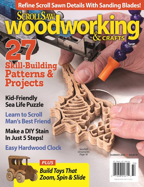 Scroll Saw Woodworking & Crafts Issue 91 Summer 2023 9781497104174