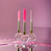 Kaarsen - Set van 3 - Pink Stories - Bling Bling Artemis