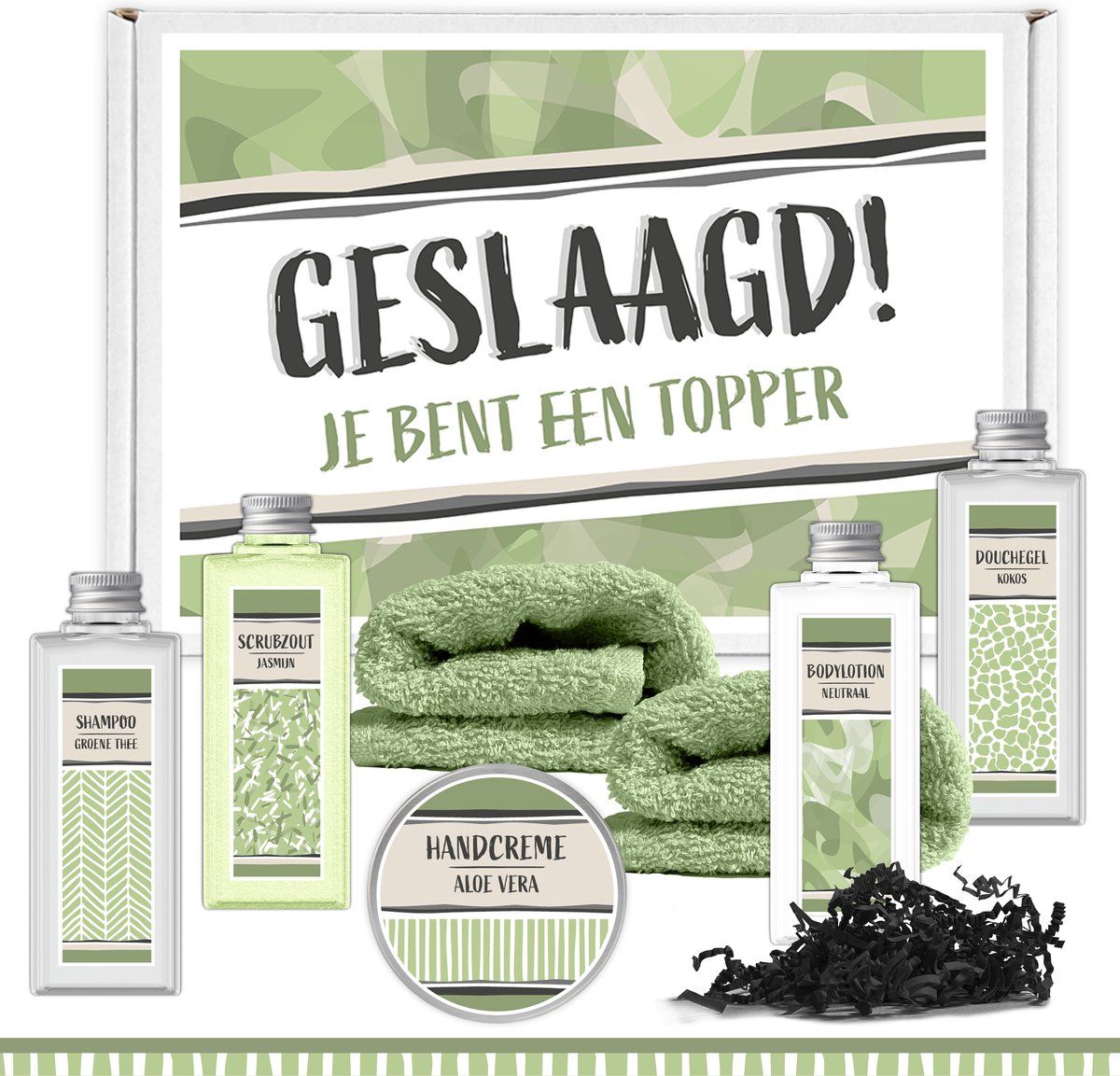 Goedkoopste Brievenbus cadeau Geslaagd - 7 Producten - 550 Gram | Brievenbusdoosje Doosje - Wellness Pakketje - Examen - Diploma - Vrouw - Meisje - Brievenbuspakketje – Brievenbuscadeautje Cadeautje - Cadeaupakket Cadeaupakketje - Geschenk - Brievenbuscadeau