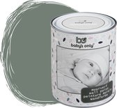 Baby's Only Muurverf mat voor binnen - Babykamer & kinderkamer - Urban green - 1 liter - Op waterbasis - 8-10m² schilderen - Makkelijk afneembaar