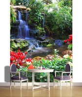 Waterfall Forest Nature Photo Wallcovering