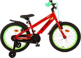 Vélo pour enfants Volare Rocky - Garçons - 18 pouces - Rouge - Deux freins à main